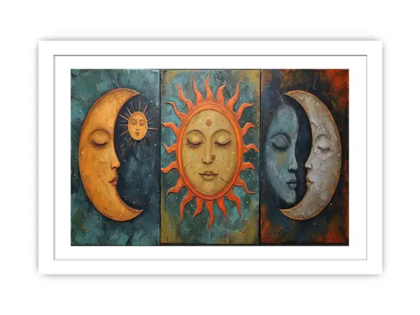 Sun Moon Framed Print Print - Image 2