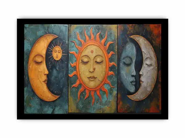 Sun Moon Framed Print Print - Image 3