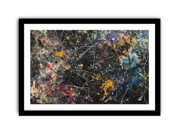 Color Drip Framed print - Image 2