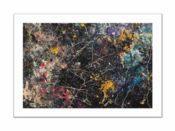 Color Drip Framed print - Image 3