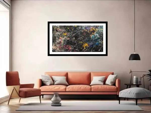 Color Drip Framed print - Image 5