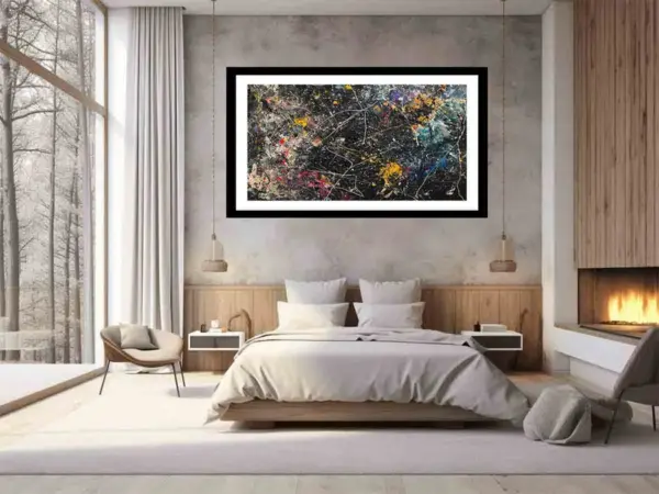 Color Drip Framed print - Image 6