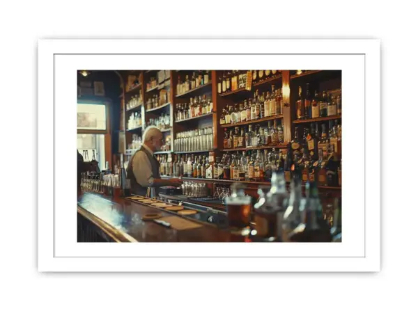 Vintage Bar Framed Print - Image 2