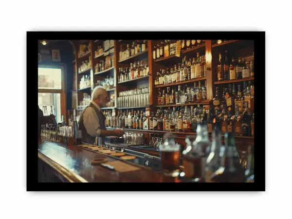 Vintage Bar Framed Print - Image 3