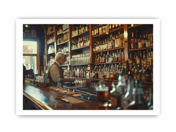 Vintage Bar Framed Print - Image 4