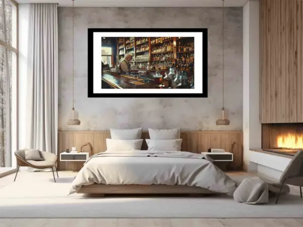 Vintage Bar Framed Print - Image 6