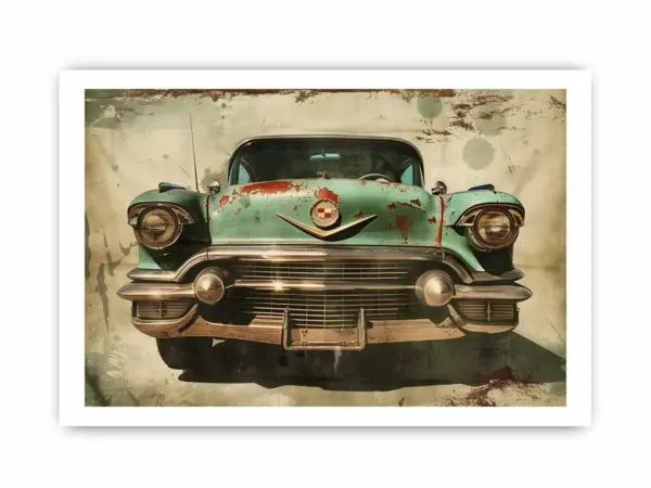 Vintage Car Print - Image 5