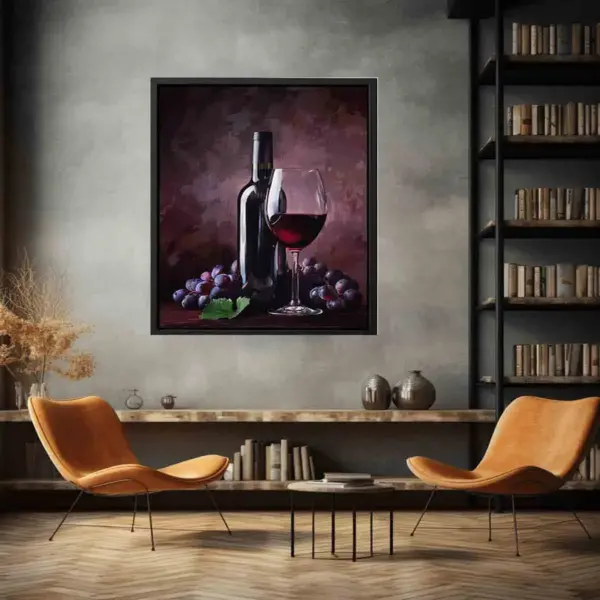 Red Wine Framed Print - Image 5