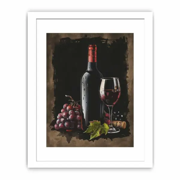 Red Wine Frame Print - Image 2