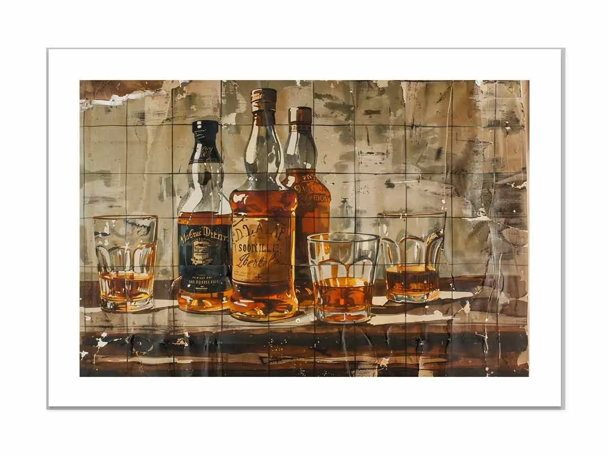 Vintage whiskey Framed Print - Image 5