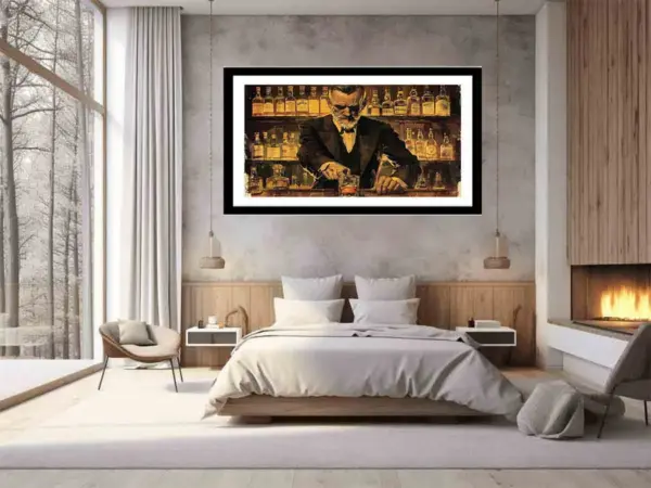Vintage whiskey Framed print - Image 6