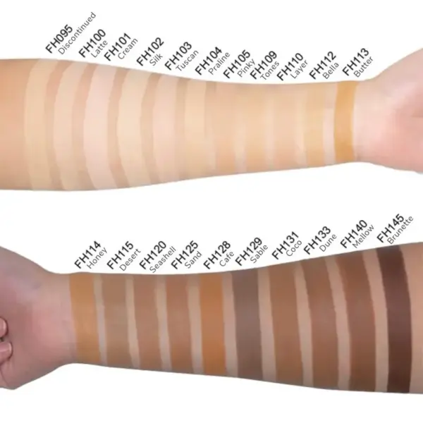 Full Coverage Foundation For Dry Skin and For Oily Skin - Desert - FH115 | Paraben Free, Matte Finish - Image 3