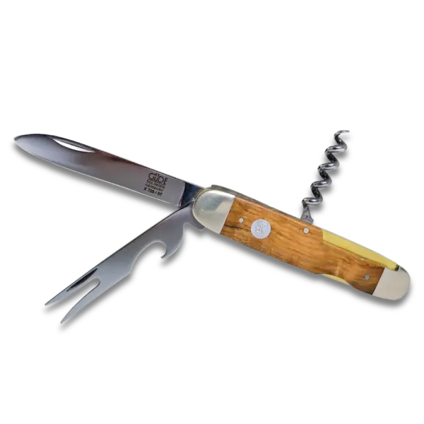 ALPHA OLIVE | Pocket Knife with pitch fork