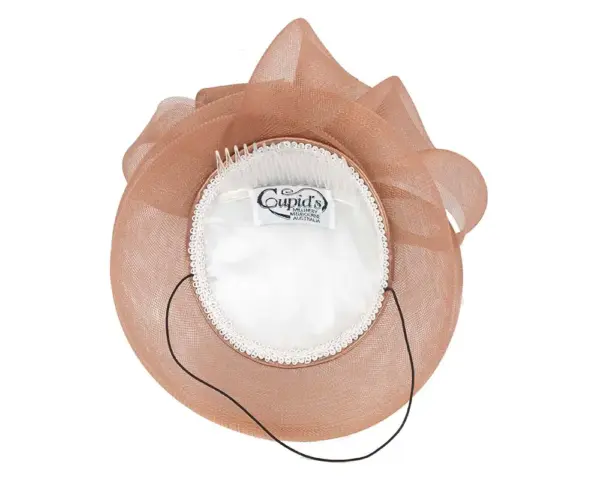 Mocca Custom Made Cocktail Hat - Image 6