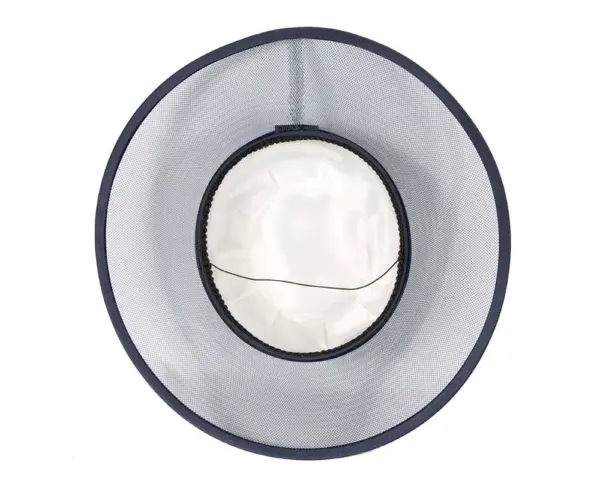 Navy designers boater hat - Image 4