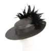 Black boater hat by Max Alexander MA902
