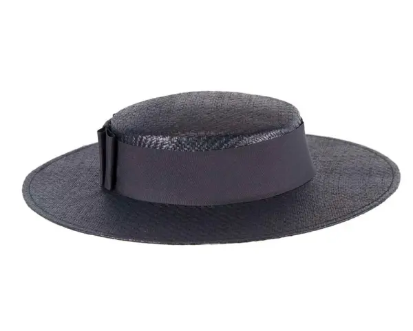 Navy boater hat by Max Alexander - Image 3