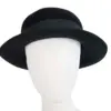 Exclusive black rabbit fur hat