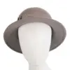 Exclusive grey rabbit fur hat