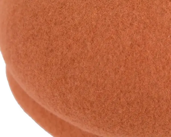 Orange felt short beak beret - Image 3