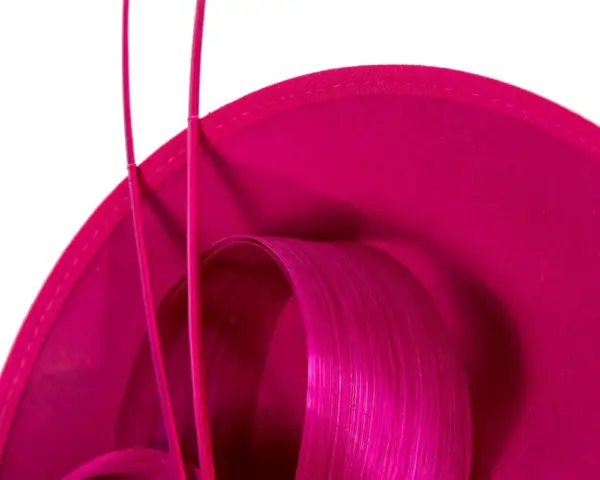 Large fuchsia winter fascinator by Max Alexander - Image 3