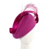 Fuchsia winter felt beret by Fillies Collection