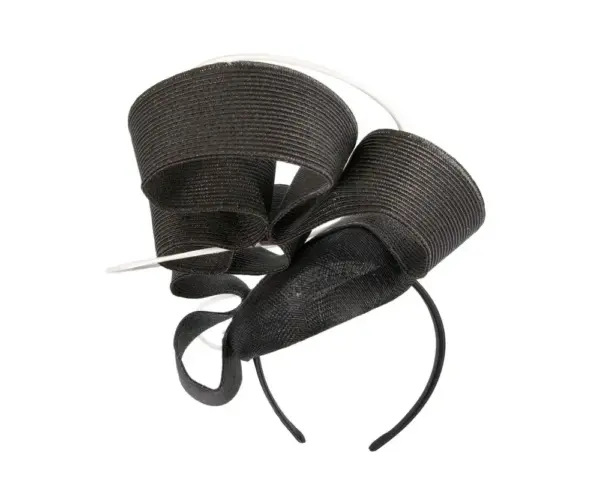 Black & White designers racing fascinator by Fillies Collection - Image 6