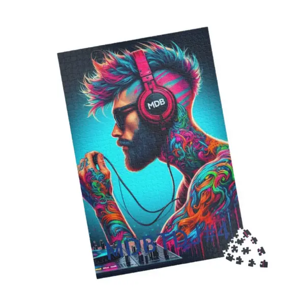 MDBTDJ#4 Puzzle (110, 252, 520, 1014-piece) Tattooed Dj's Limited Edition - Image 2