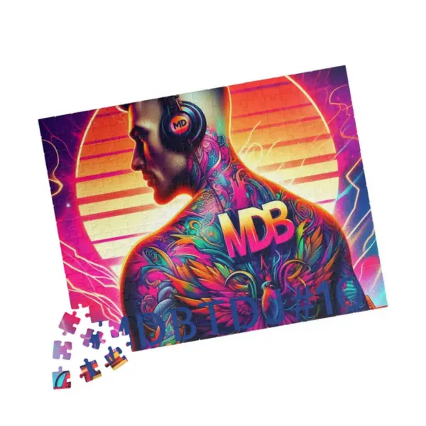 MDBTDJ#10 Puzzle (110, 252, 520, 1014-piece) Tattooed Dj's Limited Edition - Image 4