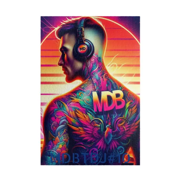 MDBTDJ#10 Puzzle (110, 252, 520, 1014-piece) Tattooed Dj's Limited Edition - Image 12