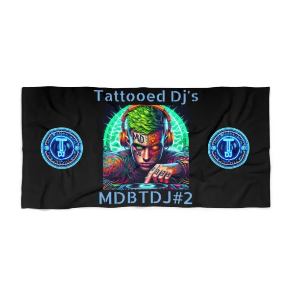 MDBTDJ#2 Beach Towel Tattooed Dj's Limited Edition - Image 2