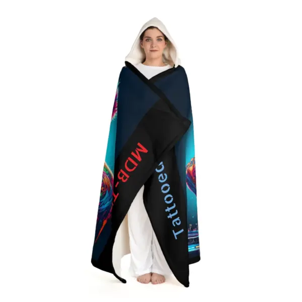 MDBTDJ#4 Hooded Sherpa Fleece Blanket Tattooed Dj's Limited Edition