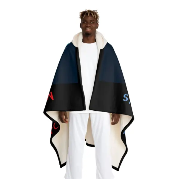 MDBTDJ#4 Hooded Sherpa Fleece Blanket Tattooed Dj's Limited Edition - Image 3