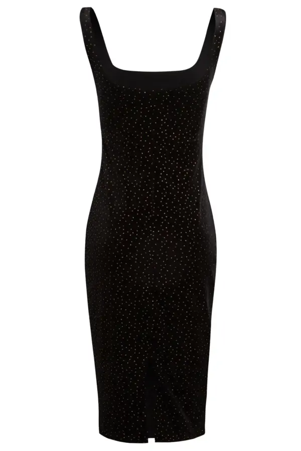 Gold Polka Dot Dress - Image 3
