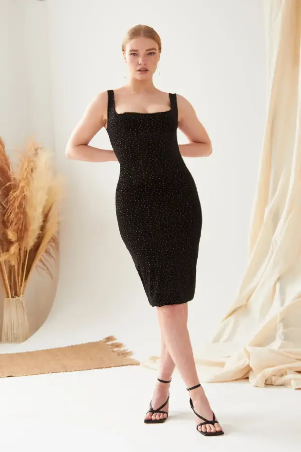 Gold Polka Dot Dress - Image 10