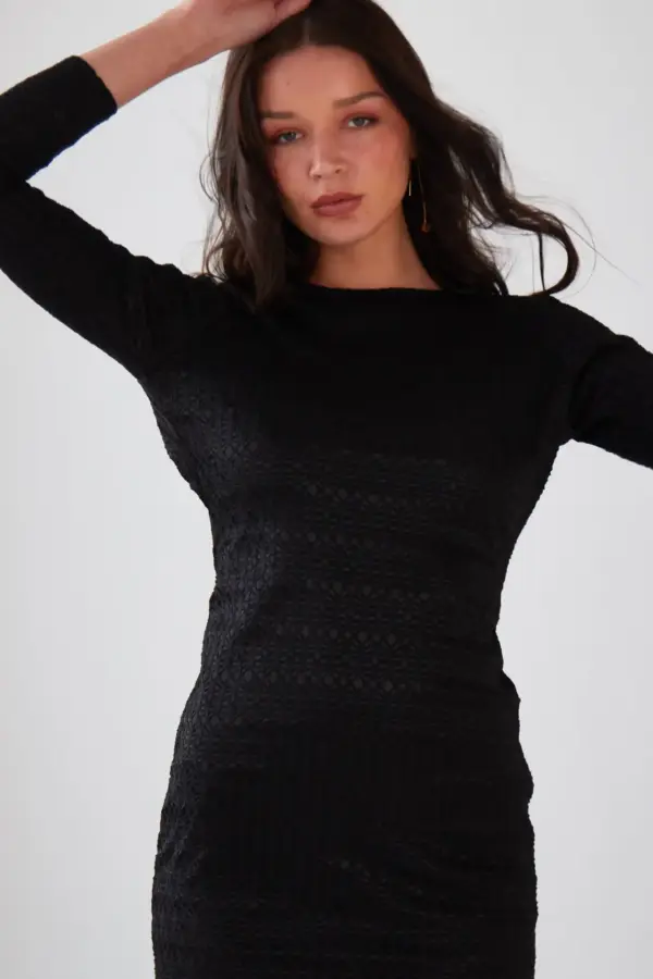 Backless Black Dress - Image 6