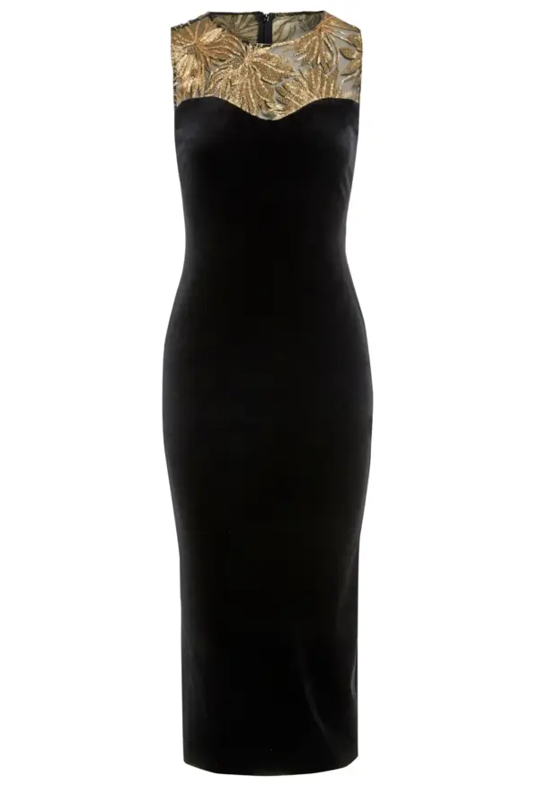 Velvet Bodycon Dress - Image 5