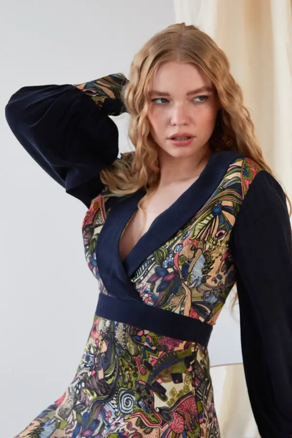 Long Sleeve Mini Dress - Image 5