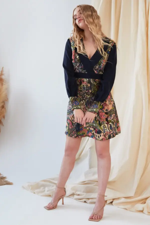 Long Sleeve Mini Dress - Image 7
