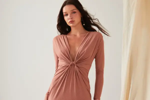 Twist Knot Front Dress - Image 8