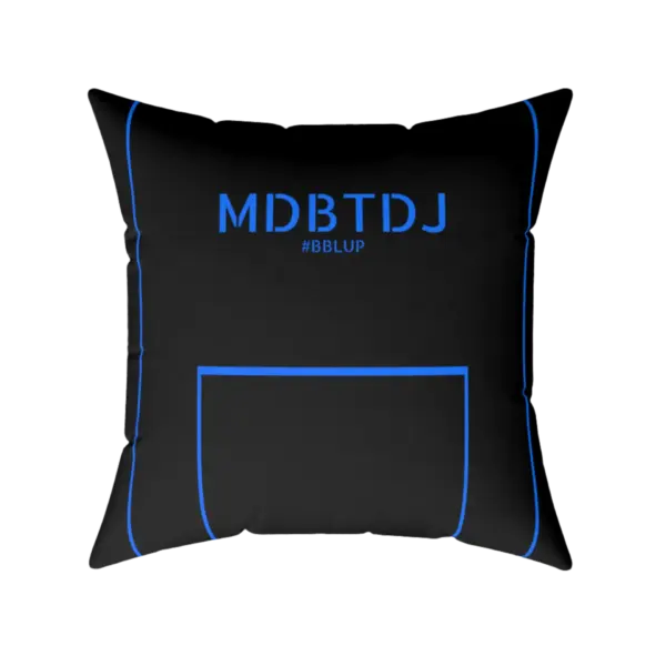 MDBTDJ#BBLUP Spun Polyester Square Pillow - Image 2