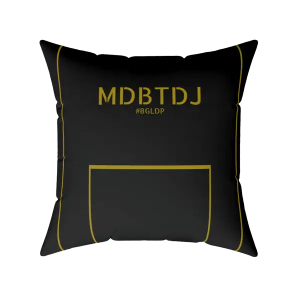 MDBTDJ#BGLDP Spun Polyester Square Pillow