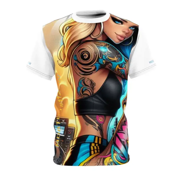 MDBTDJ#112-W Premium Tee Shirt - Unisex Tattooed Dj's Limited Edition - Image 6