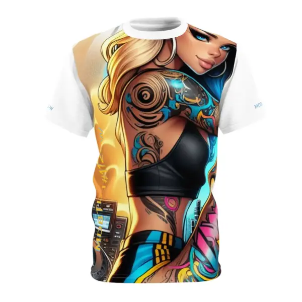 MDBTDJ#112-W Premium Tee Shirt - Unisex Tattooed Dj's Limited Edition - Image 8