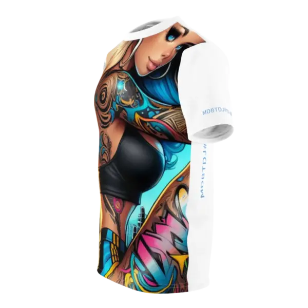 MDBTDJ#112-W Premium Tee Shirt - Unisex Tattooed Dj's Limited Edition - Image 3