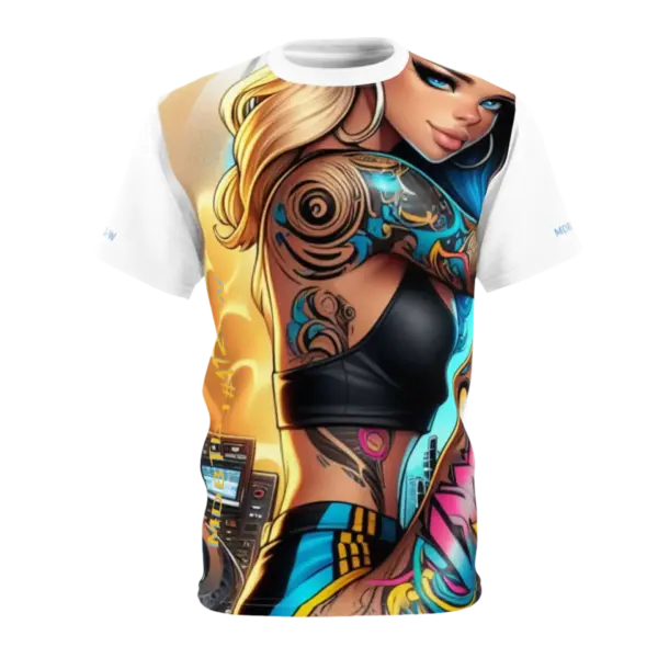 MDBTDJ#112-W Premium Tee Shirt - Unisex Tattooed Dj's Limited Edition - Image 11