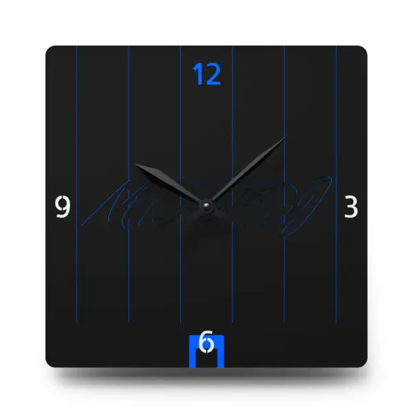 MDBTDJ#PSBLUW Premium Acrylic Wall Clock - Image 2