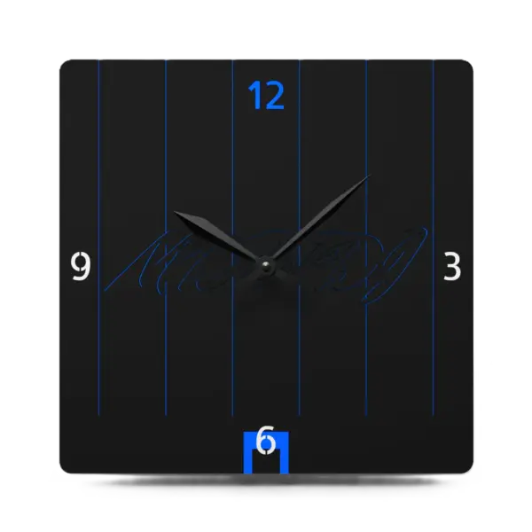 MDBTDJ#PSBLUW Premium Acrylic Wall Clock
