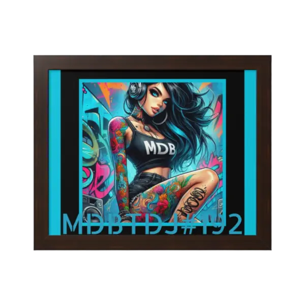 MDBTDJ#192 20x16 Tattooed Dj's LE Framed Horizontal Poster Wall Decor - Image 5