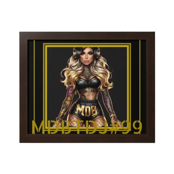 MDBTDJ#99 20x16 Tattooed Dj's LE Framed Horizontal Poster Wall Decor - Image 3